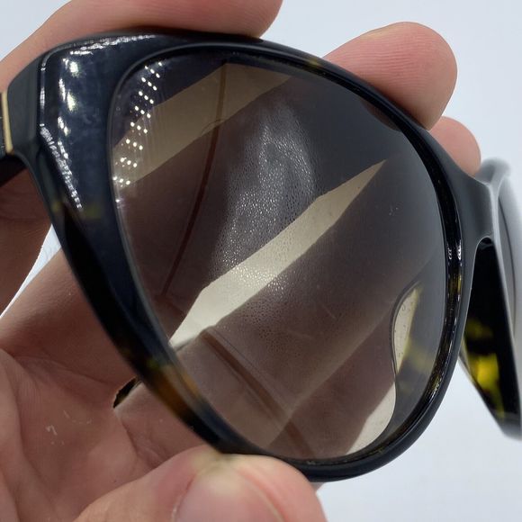 Dolce & Gabbana Cateye Sunglasses Y2K Rare Havana Tortoise Shell Gold DG4141-A - Picture 15 of 16